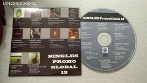 Music CDs: SINGLES PROMO GLOBAL PROMO 13 DELEN, CRIS JUANICO, GOSSOS, ARAMETEIX, MIQUEL ABRAS. VITRUVI ....